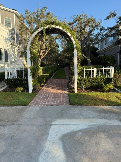 White Arch Walkway
